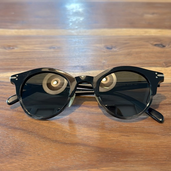 EUC Celine sunglasses. Comes with case. Black frames with dark grey lens. - Picture 1 of 4